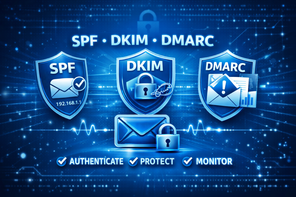 SPF, DKIM, and DMARC Policy Explained – How to Authenticate Your Email? Blog/ SPF, DKIM, and DMARC Policy Explained – How to Authenticate Your Email?