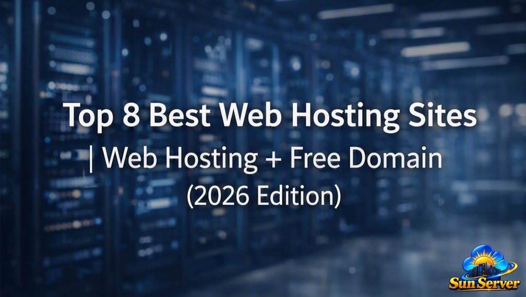 Top 8 Best Web Hosting Sites | Web Hosting + Free Domain (2026 Edition)